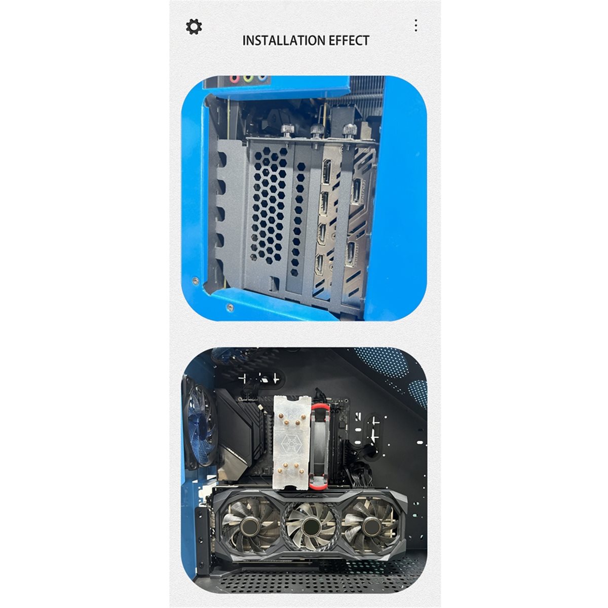 Pcie 5.0 Gpu Riser Cable - ขาตั้งการ์ดจอ PCIE 5.0 16X พร้อมสายต่อ PCI-E