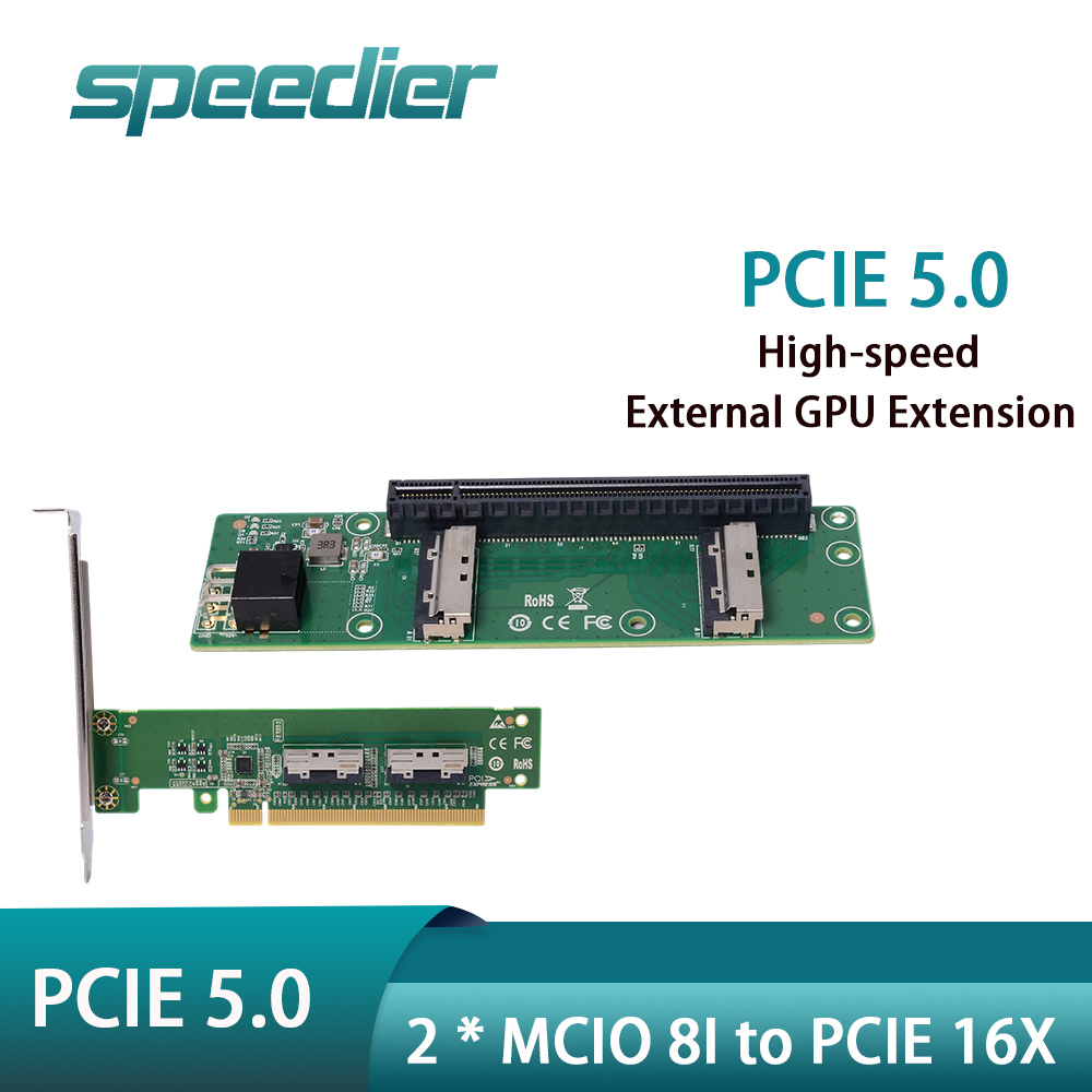 Pcie 5.0 Gpu Riser Cable - สายต่อขยายการ์ดจอภายนอก PCIe 5.0 รุ่น Speedier 2