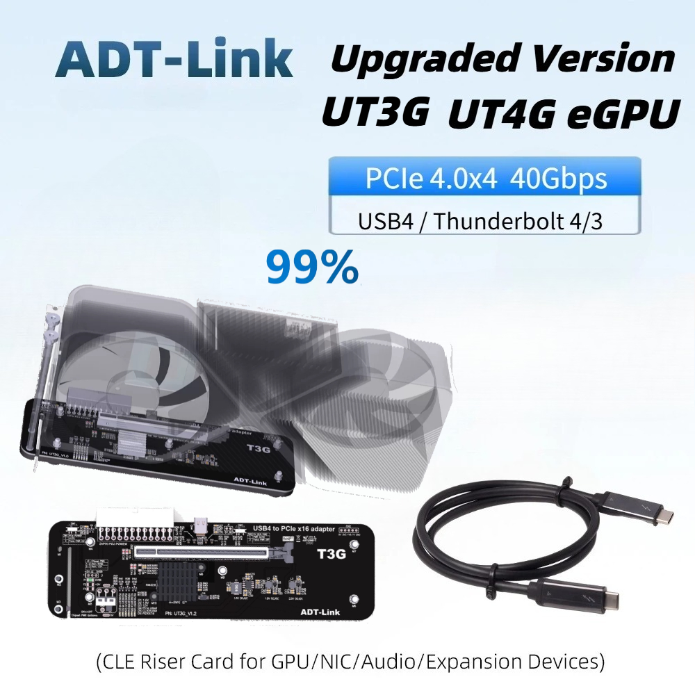 Gpu External Dock Egpu Thunderbolt 4 - อัปเกรด UT4G UT3G EGPU Thunderbolt 4/3