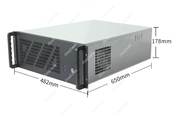 Server Gpu Chassis 4U - แชสซีเซิร์ฟเวอร์คอมพิวติ้ง 4U AI รองรับการ์ดจอหลายตัว รองรับเมนบอร์ดแบบสองช่องสัญญาณ