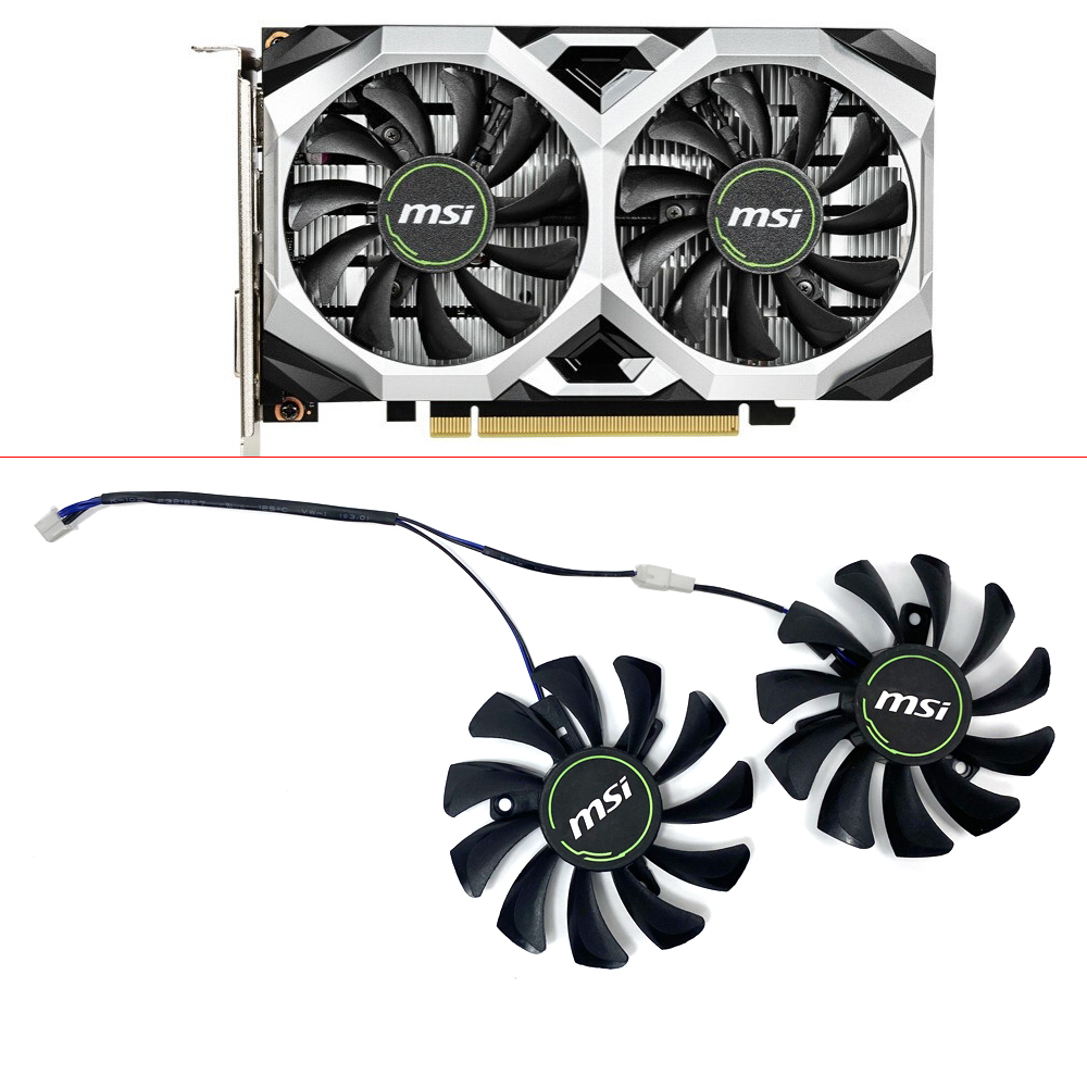 Rtx 4080 Super 16Gb - 75 มม.พัดลมระบายความร้อน HA8010H12F-Z 2Pin GTX1650 การ์ดพัดลมระบายความร้อนสําหรับ