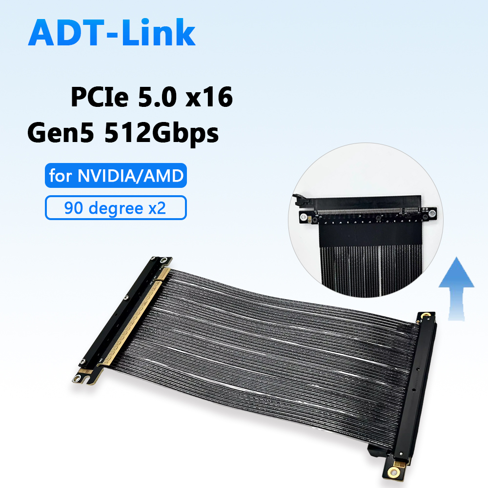 Pcie 5.0 Gpu Riser Cable - สายแปลง PCIe 5.0 x16 Gen5 สำหรับการ์ดจอ