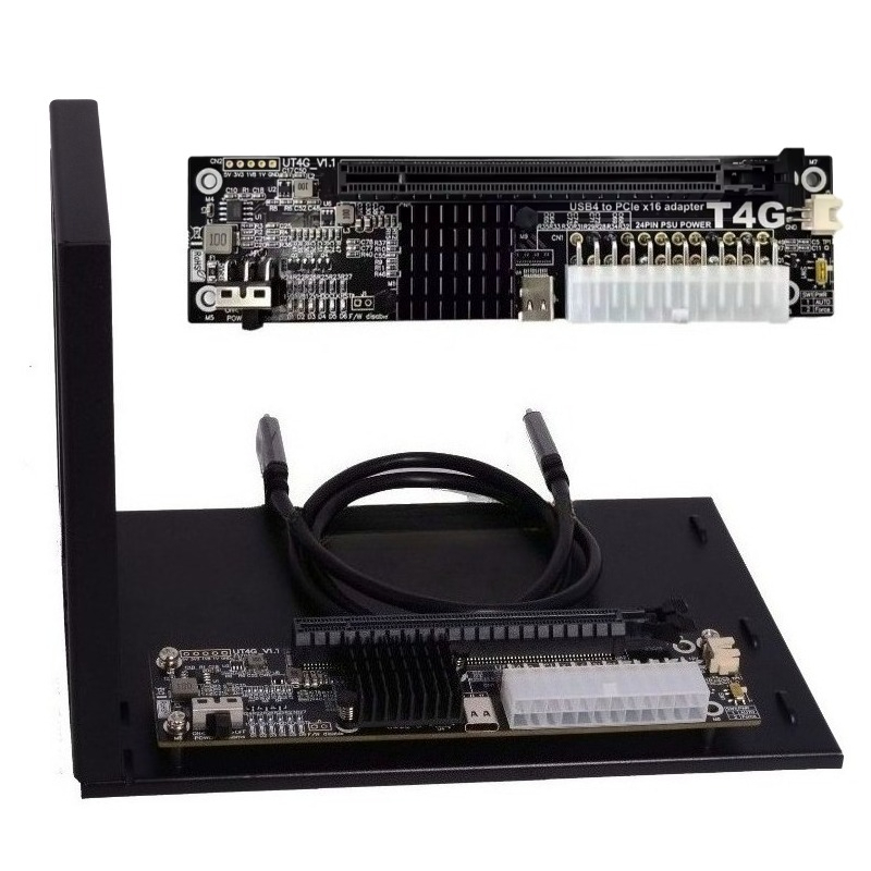 Gpu External Dock Egpu Thunderbolt 4 - อะแดปเตอร์ภายนอก UT4G eGPU Thunderbolt 4/3 เป็น