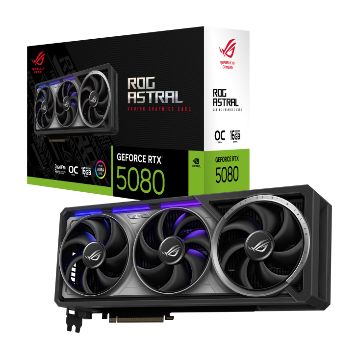 Rtx 5080 16Gb - การ์ดจอเกมมิ่ง ROG Astral GeForce RTX 5080