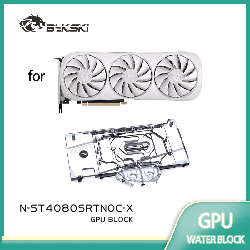 Rtx 4080 Super 16Gb - บล็อกระบายความร้อน GPU Bykski สำหรับการ์ดจอ ZOTAC RTX