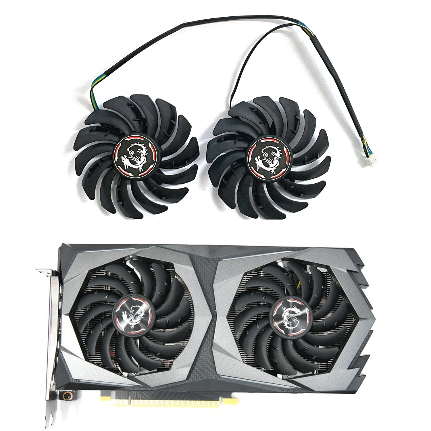 Rtx 4080 Super 16Gb - PLD09210B12HH PLD09210S12HH 85 มม.4PIN GTX1660 กราฟิกCoolerสําหรับMsi