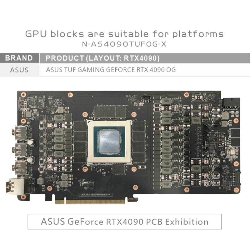 บล็อกระบายความร้อน GPU Bykski  - Rtx 4090 Water Block บทวิจารณ์และราคา