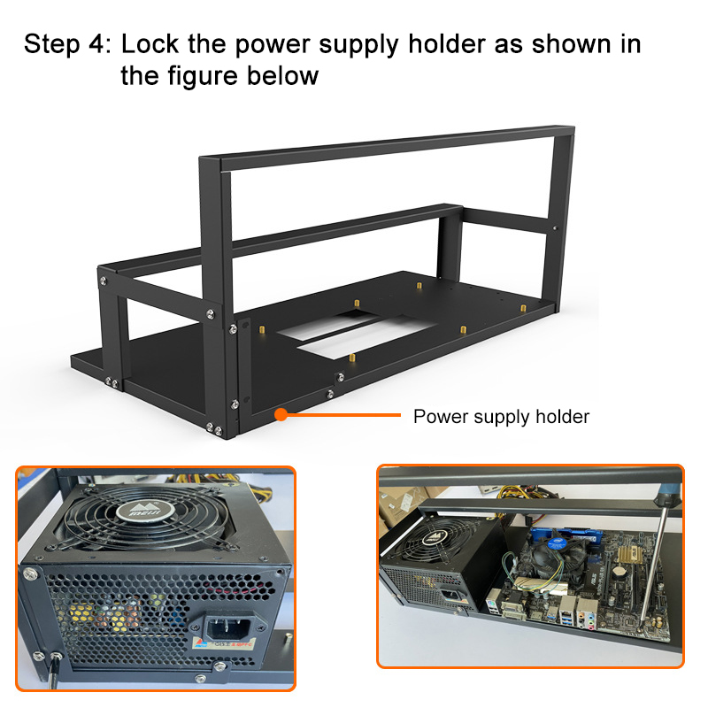 Mining Case Rack Bracket เปิด  - Gpu Mining Rig Frame 8 Gpu บทวิจารณ์และราคา
