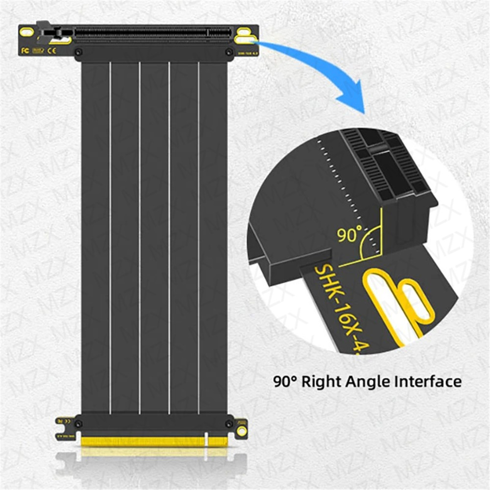 MZX PCIE 4.0 3.0 16X Riser สาย - Itx Gpu Riser Pcie 4.0 16X บทวิจารณ์และราคา