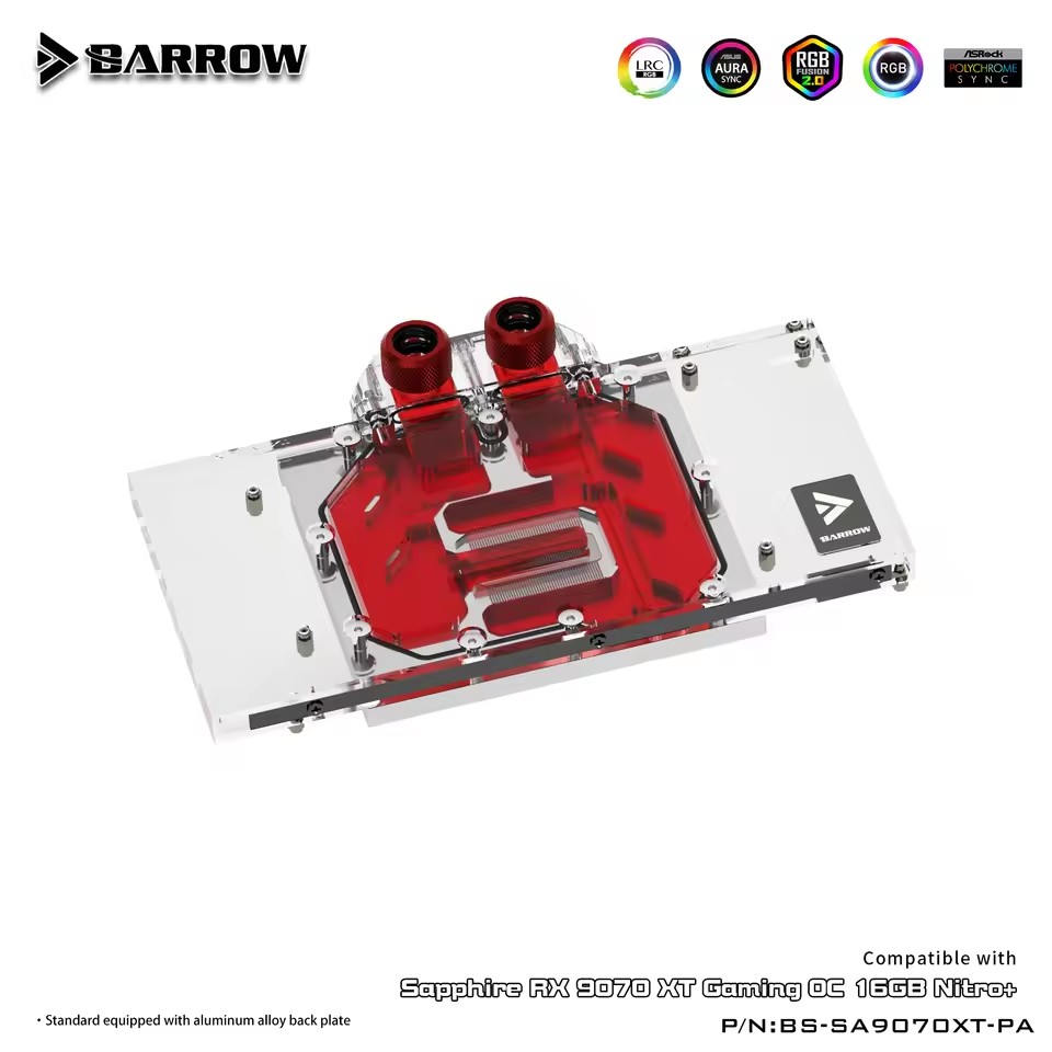 บล็อกน้ำระบายความร้อนการ์ดจอ B - Rx 9070 Xt บทวิจารณ์และราคา