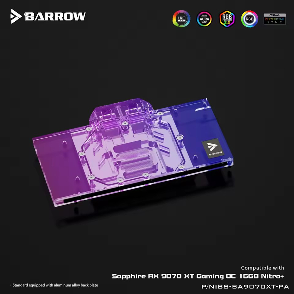 บล็อกน้ำระบายความร้อนการ์ดจอ B - Rx 9070 Xt บทวิจารณ์และราคา