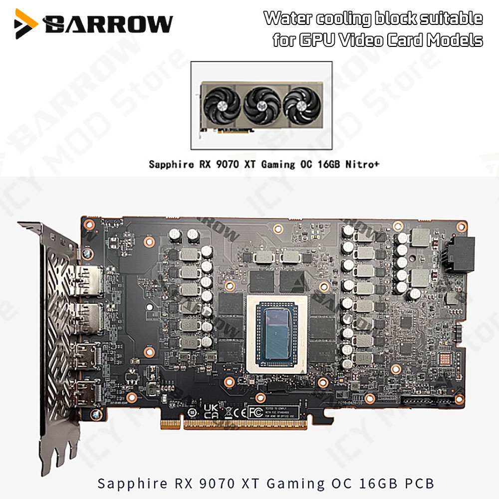 บล็อกระบายความร้อนด้วยน้ำสำหรั - Rx 9070 Xt บทวิจารณ์และราคา