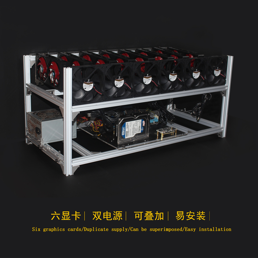 6 8 12 19 GPU Miner Mining Rig - Gpu Mining Rig Frame 8 Gpu บทวิจารณ์และราคา