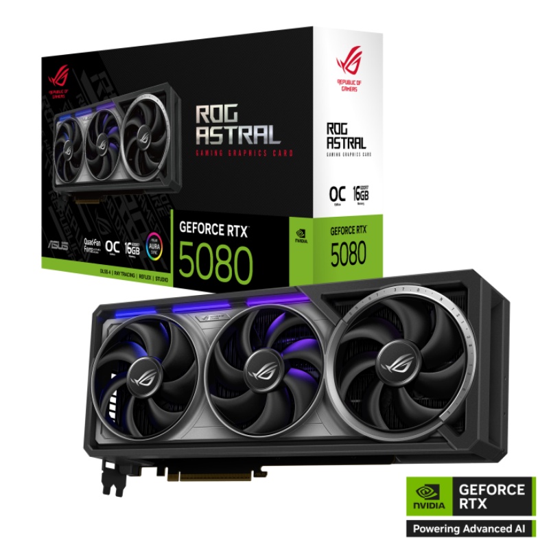 การ์ดจอ GeForce RTX 5080 คุณภา - Rtx 5080 16Gb บทวิจารณ์และราคา