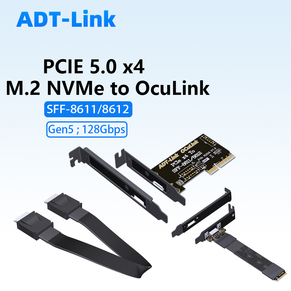 อะแดปเตอร์ PCIE 5.0 X4 Gen5 M. - Pcie 5.0 Gpu Riser Cable บทวิจารณ์และราคา