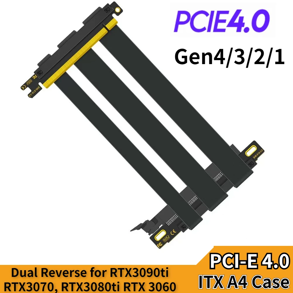 สายเชื่อมต่อ PCI Express 4.0 1 - Itx Gpu Riser Pcie 4.0 16X บทวิจารณ์และราคา