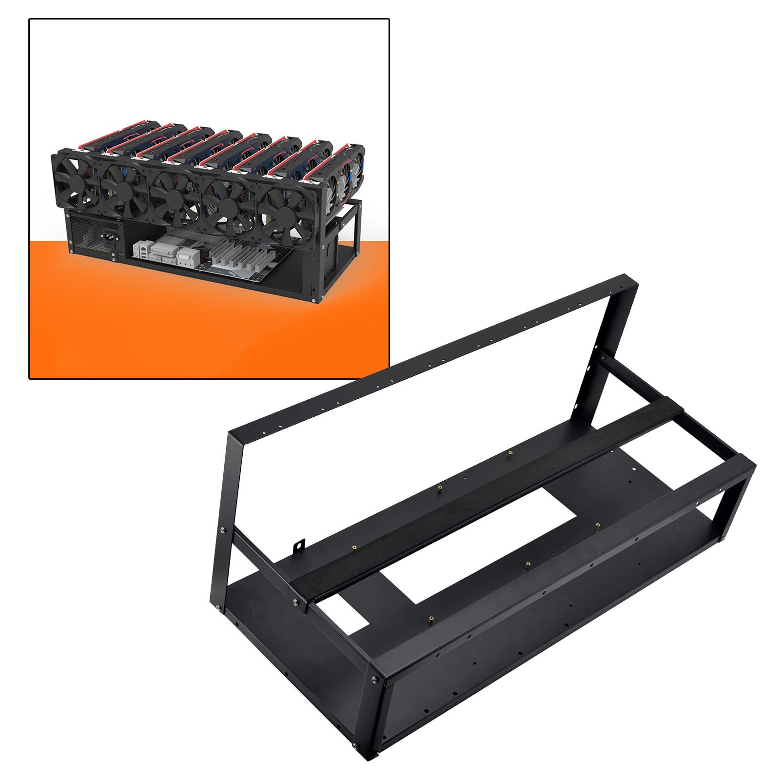 โครงเครื่องขุดเหรียญแบบ 6/8 GP - Gpu Mining Rig Frame 8 Gpu บทวิจารณ์และราคา