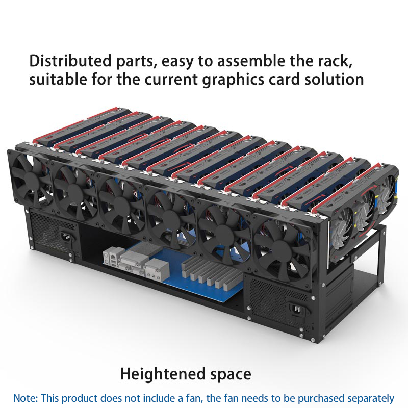 ขายึดการ์ดจอ 6/8/12 ตัว แบบโคร - Gpu Mining Rig Frame 8 Gpu บทวิจารณ์และราคา