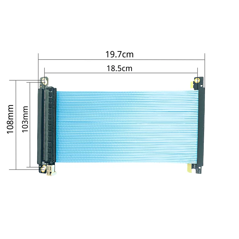 สายเคเบิล Riser Dual Reverse P - Itx Gpu Riser Pcie 4.0 16X บทวิจารณ์และราคา
