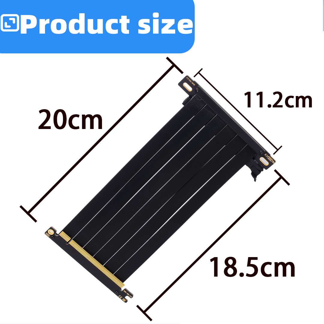 สายเคเบิล PCIE 3.0 X16 แบบยืดห - Pcie 5.0 Gpu Riser Cable บทวิจารณ์และราคา