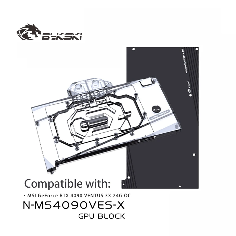 บล็อกการ์ดจอ Bykski N-MS4090VE - Rtx 4090 Water Block บทวิจารณ์และราคา