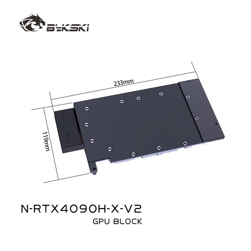 บล็อก GPU Bykski สำหรับการ์ดจอ - Rtx 4090 Water Block บทวิจารณ์และราคา