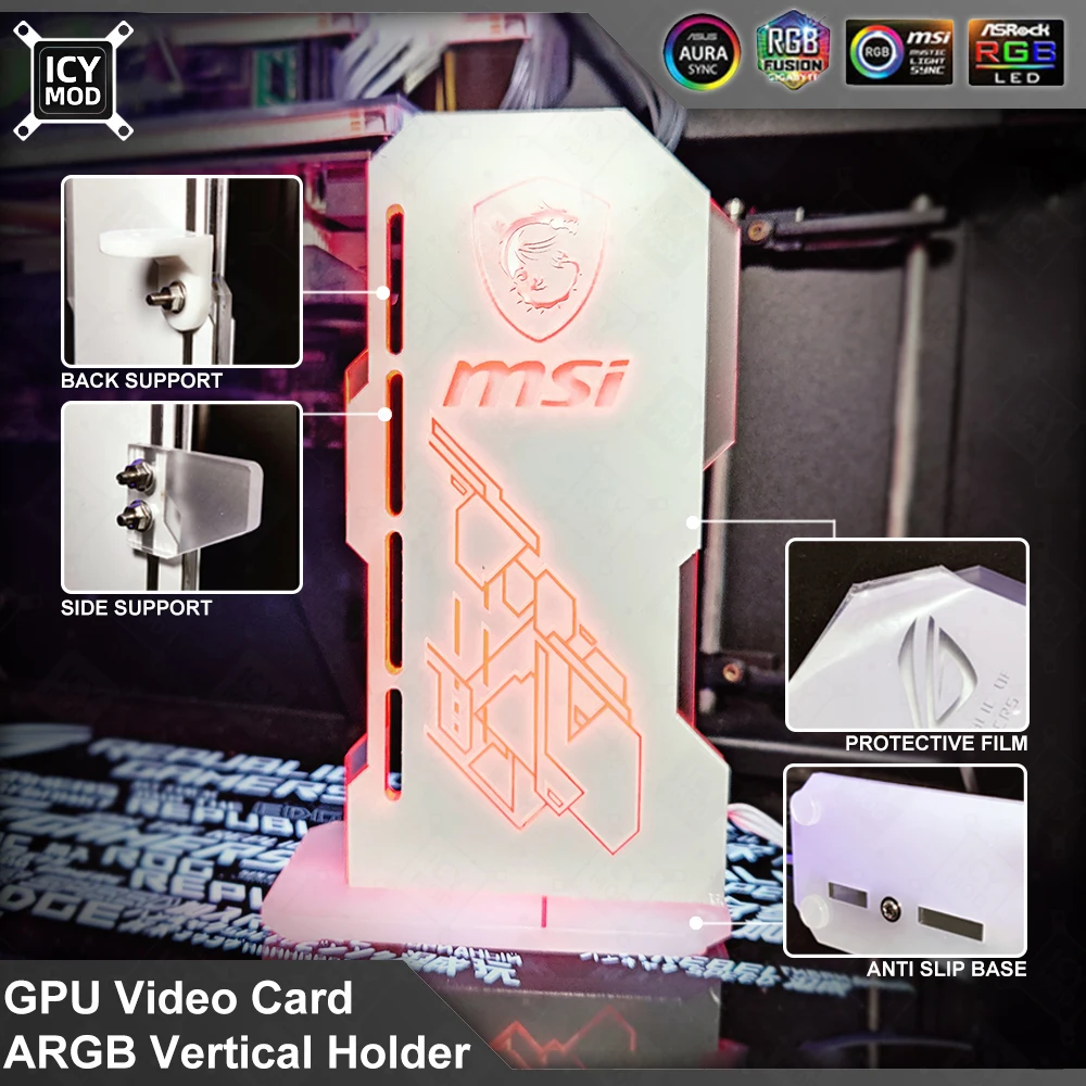 ตัวยึดการ์ดวีดีโอปรับแต่งได้5V - Desktop Gaming Gpu 32Gb บทวิจารณ์และราคา
