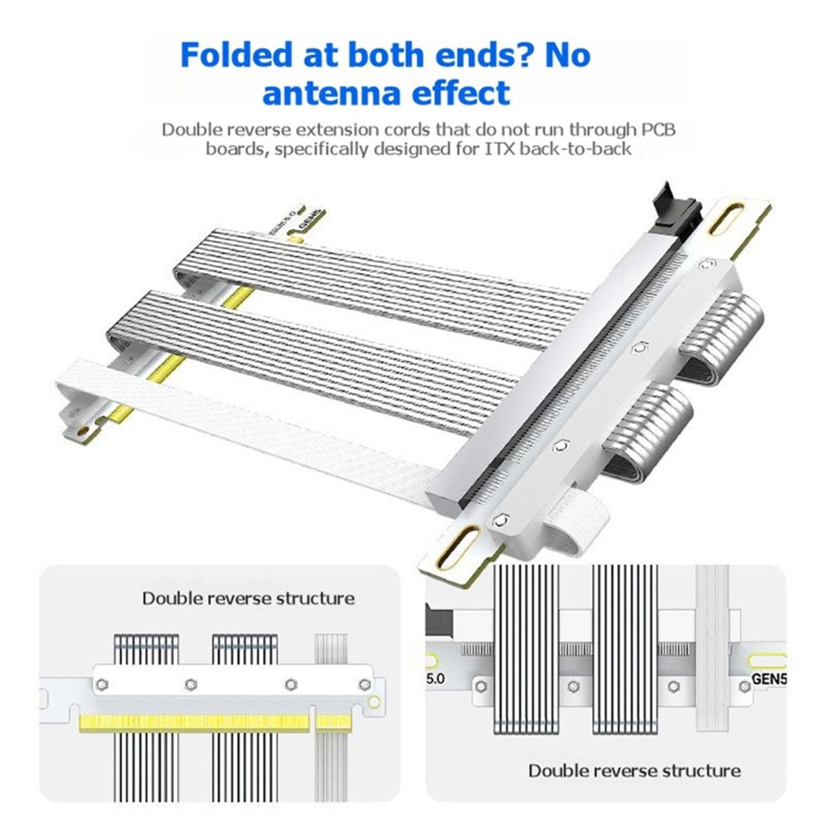 สายต่อขยาย L70A PCIe 5.0 X16 1 - Pcie 5.0 Gpu Riser Cable บทวิจารณ์และราคา