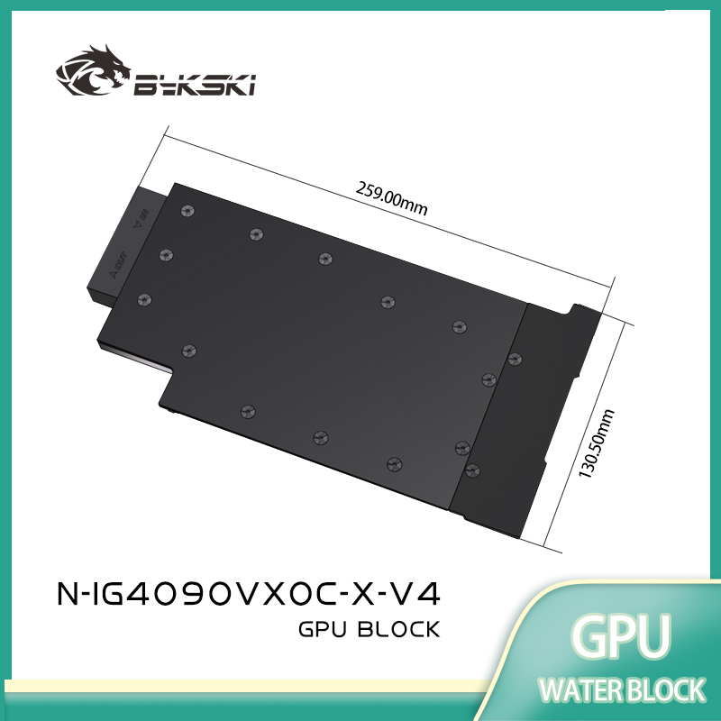 บล็อก GPU Bykski สำหรับการ์ดจอ - Rtx 4090 Water Block บทวิจารณ์และราคา